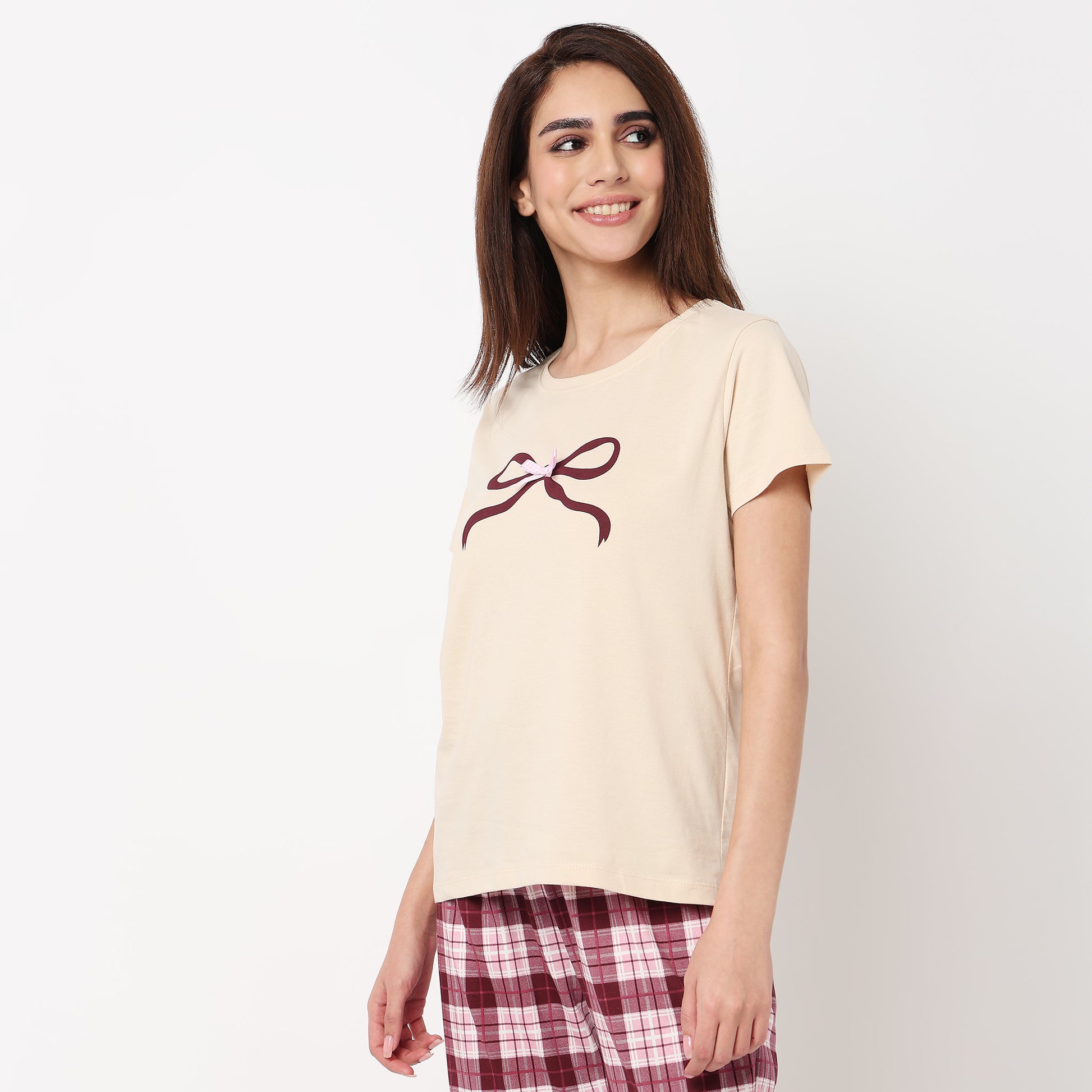 Cotton Printed Lounge T-Shirt
