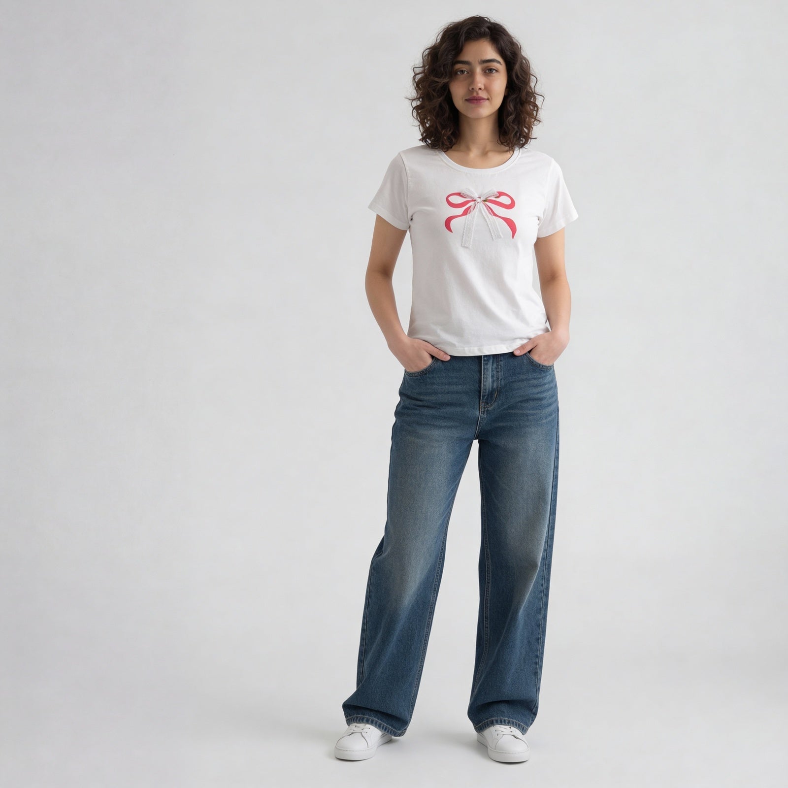 Cotton Printed Straight Lounge T-Shirt