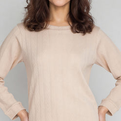 Structured Full Sleeve Lounge T-Shirt