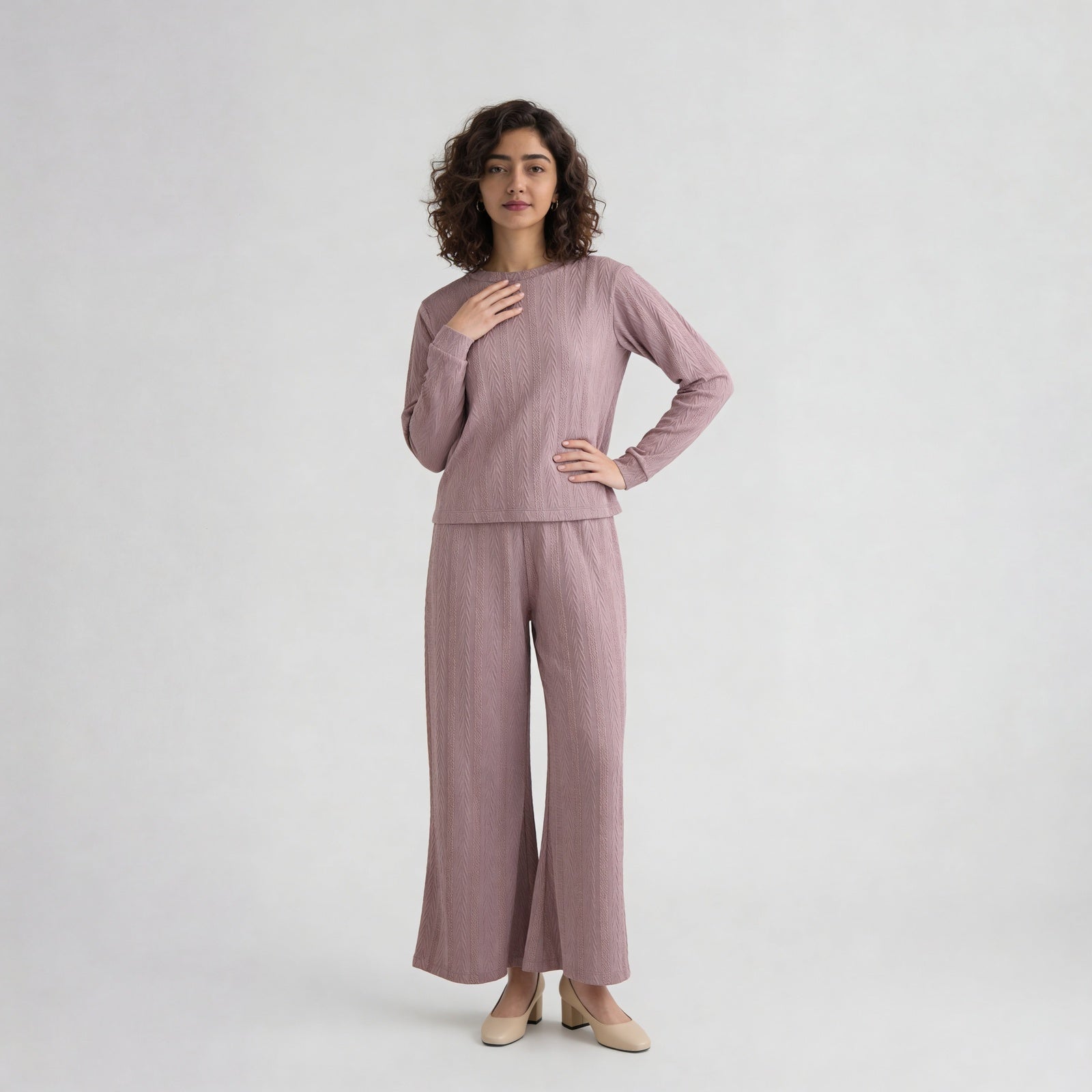 Structured Full Sleeve Lounge T-Shirt