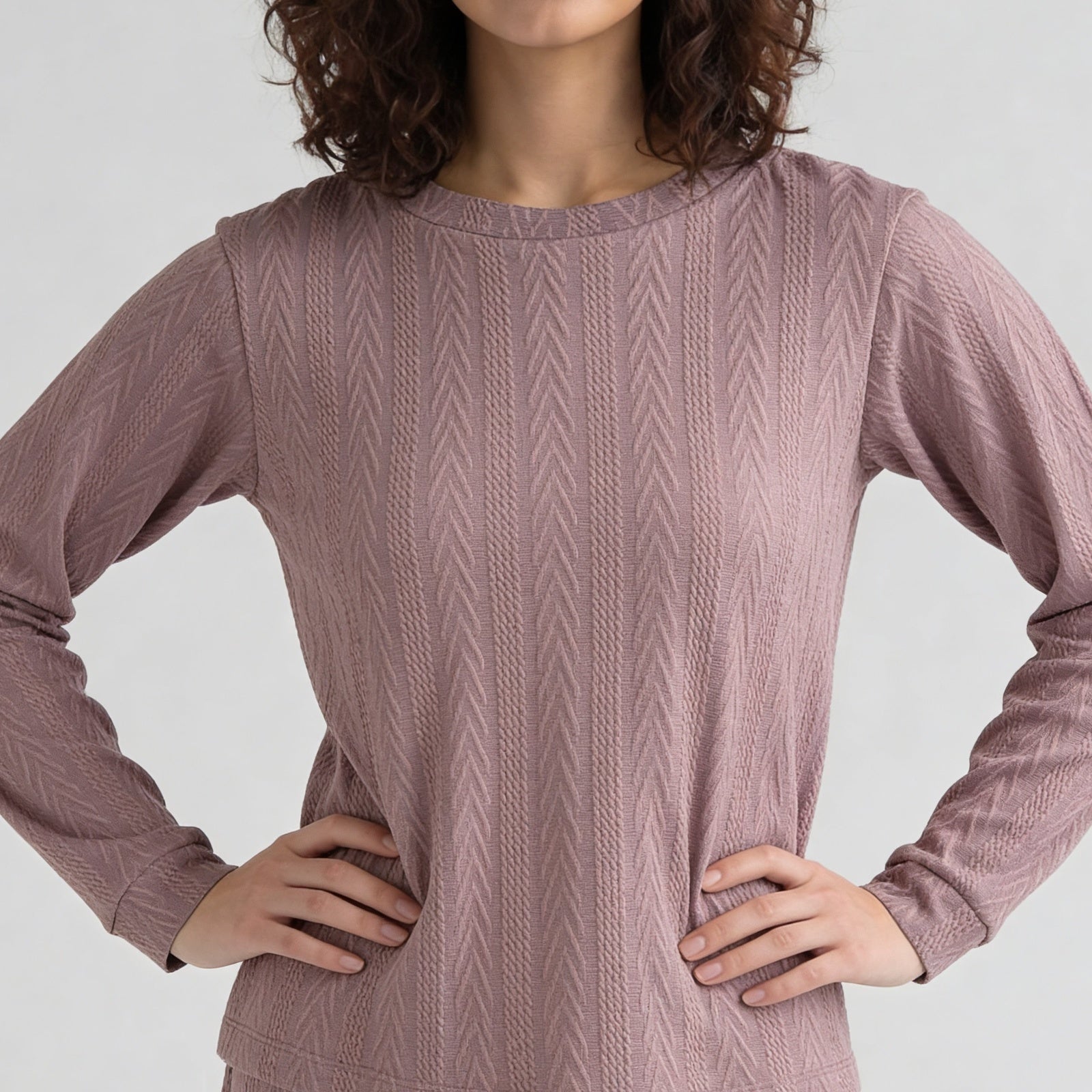 Structured Full Sleeve Lounge T-Shirt