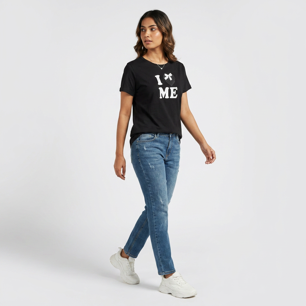 Cotton Printed Lounge T-Shirt