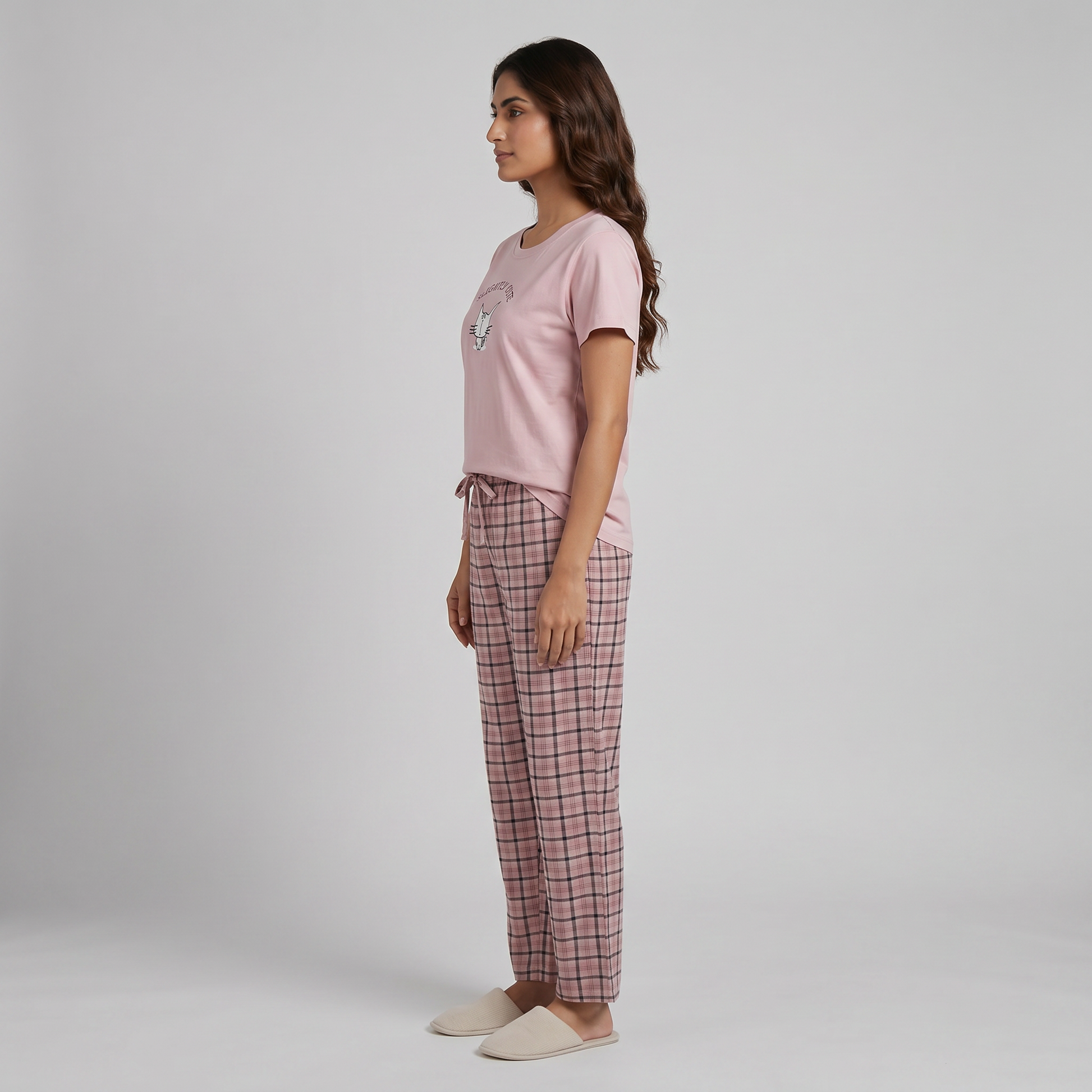 Cotton Embroidered Lounge T-Shirt