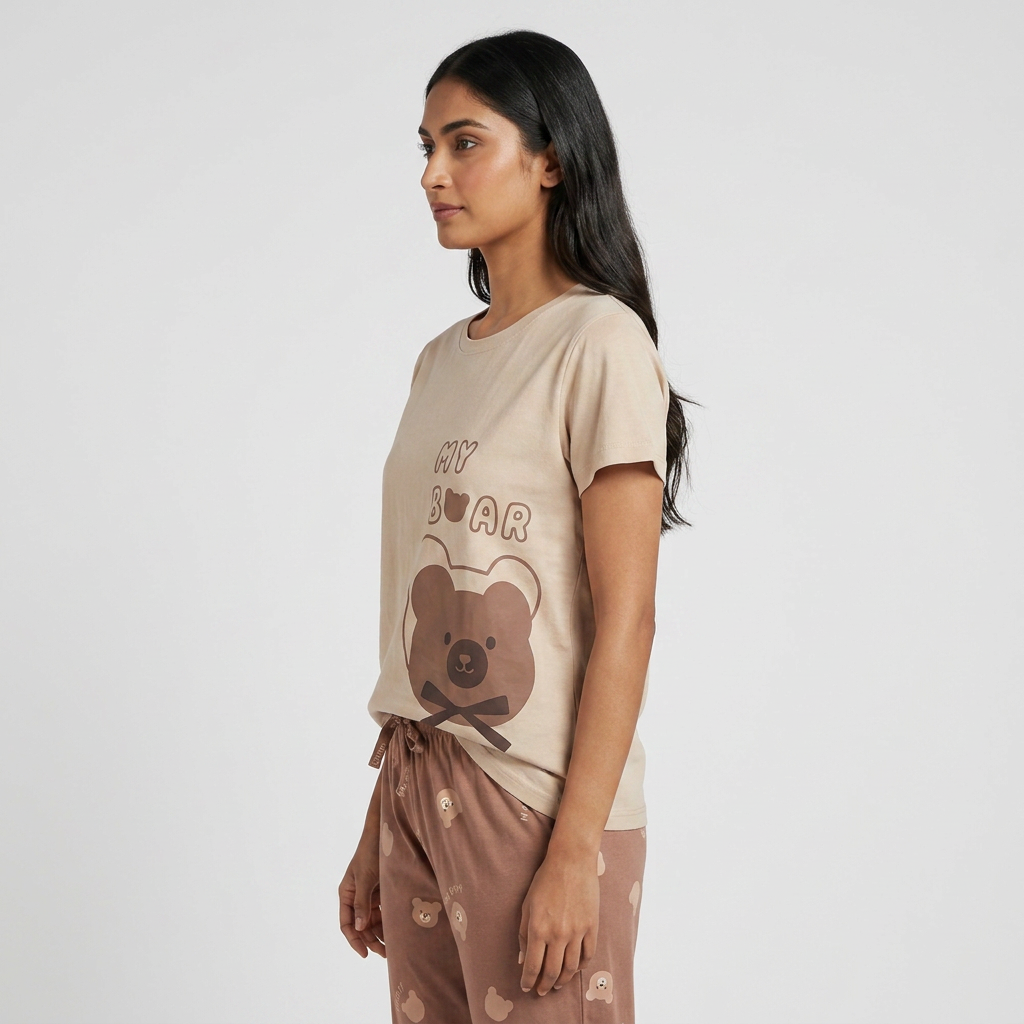 Cotton Printed Lounge T-Shirt