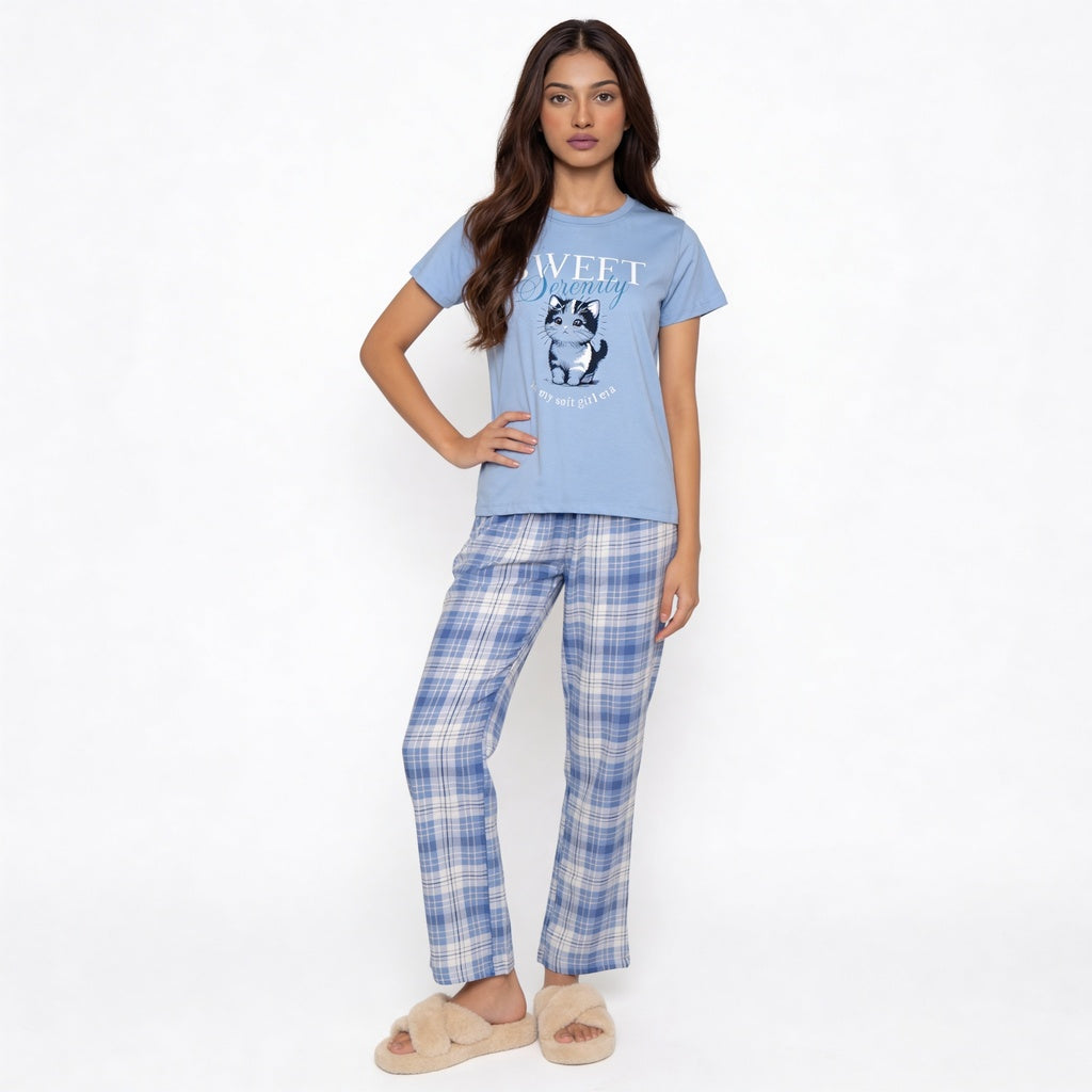 Cotton Printed Lounge T-Shirt