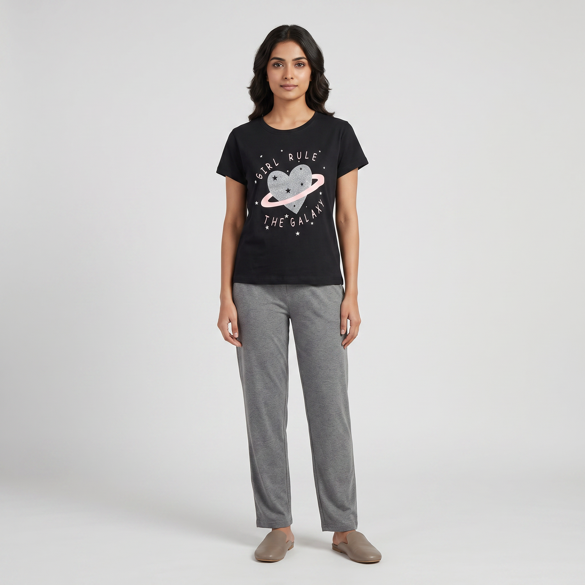 Cotton Printed Lounge T-Shirt