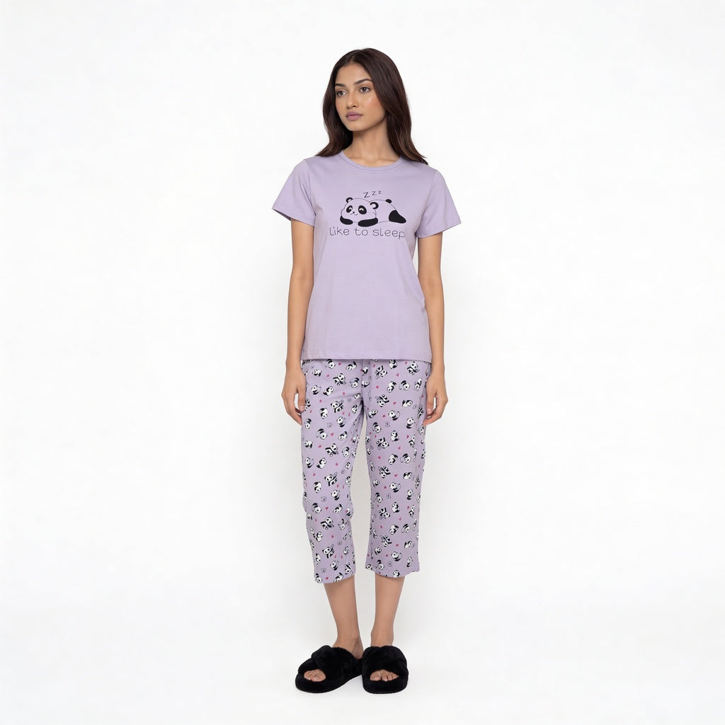 Cotton Printed Lounge T-Shirt