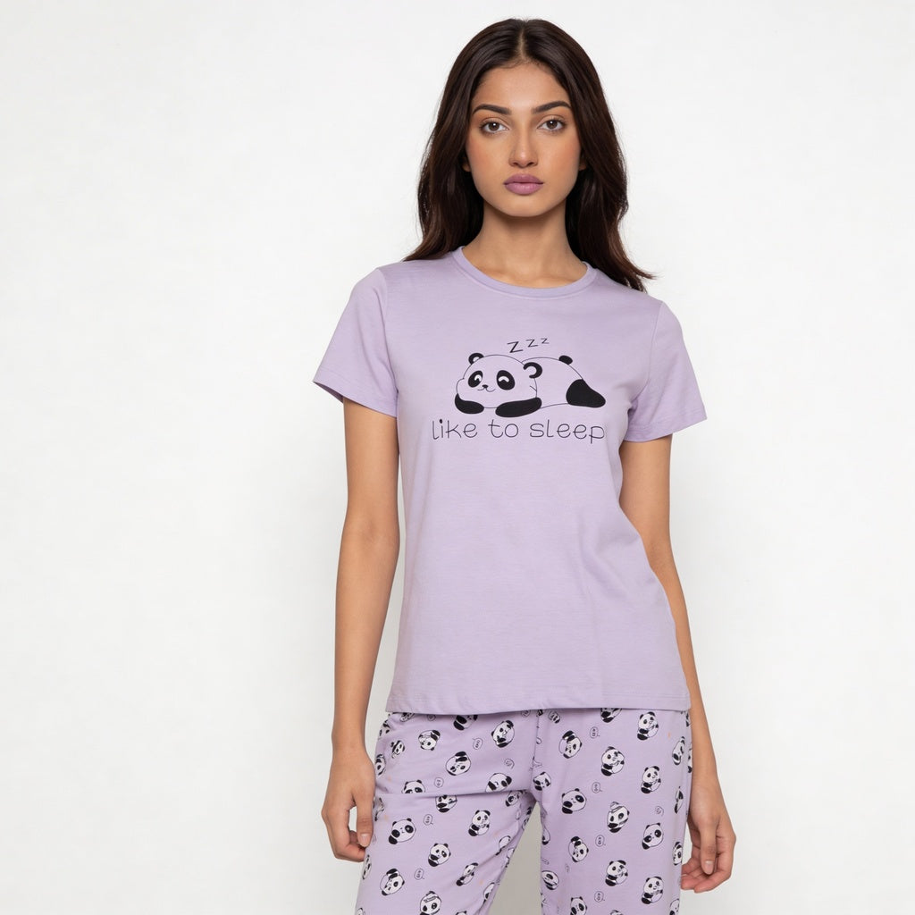 Cotton Printed Lounge T-Shirt