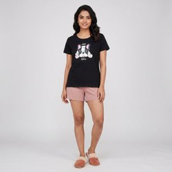 Cotton Printed Lounge T-Shirt