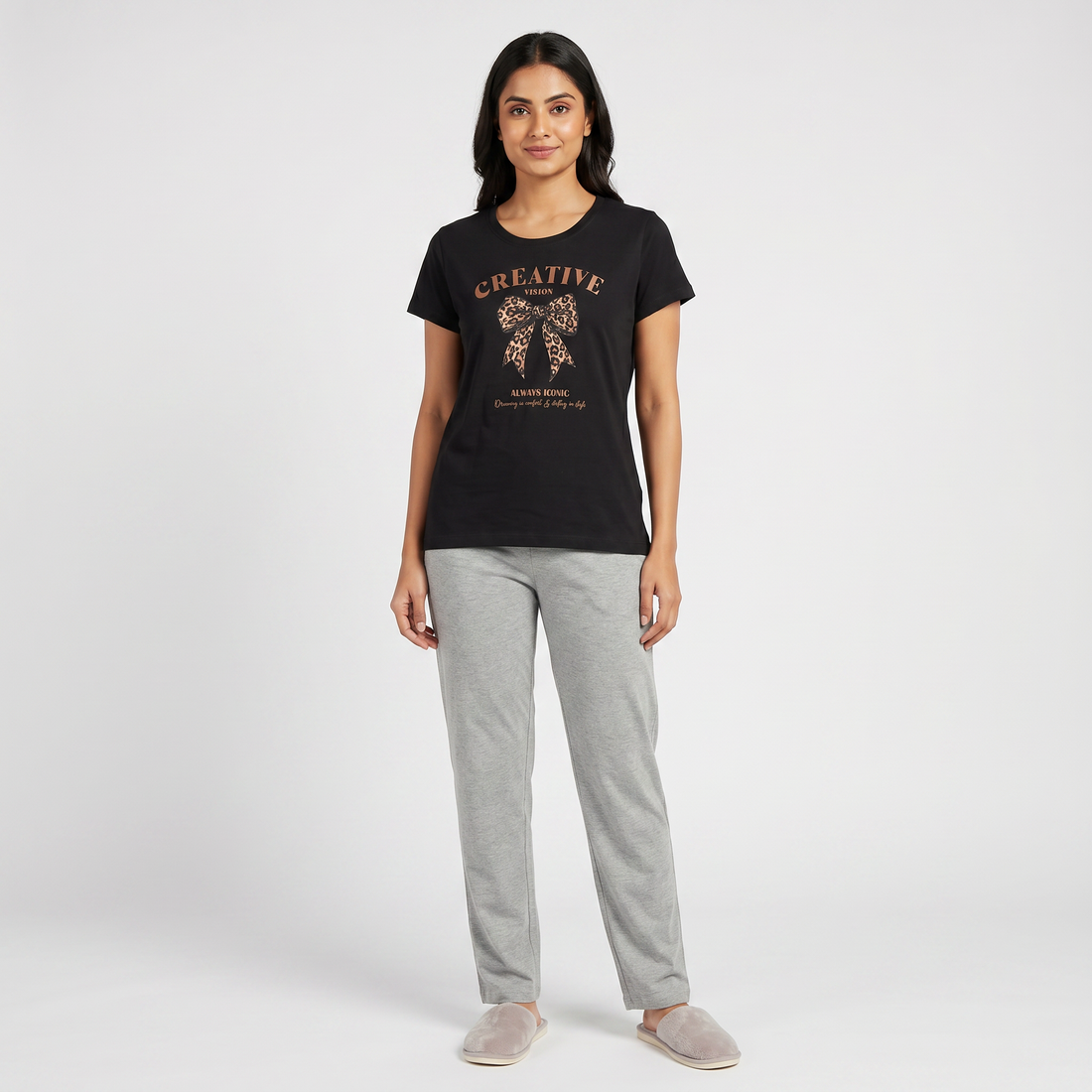 Cotton Printed Lounge T-Shirt