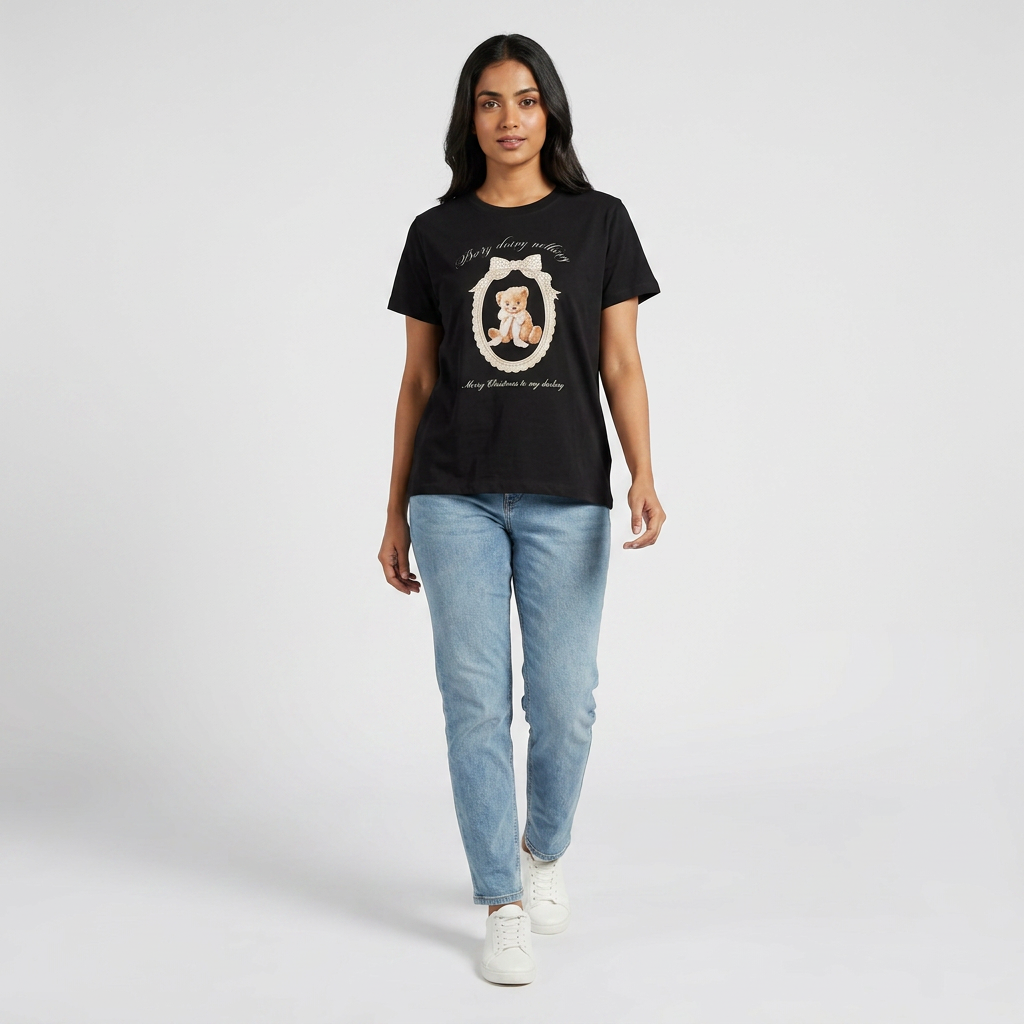 Cotton Printed Lounge T-Shirt
