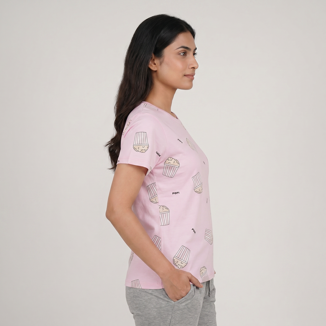 Cotton Printed Lounge T-Shirt