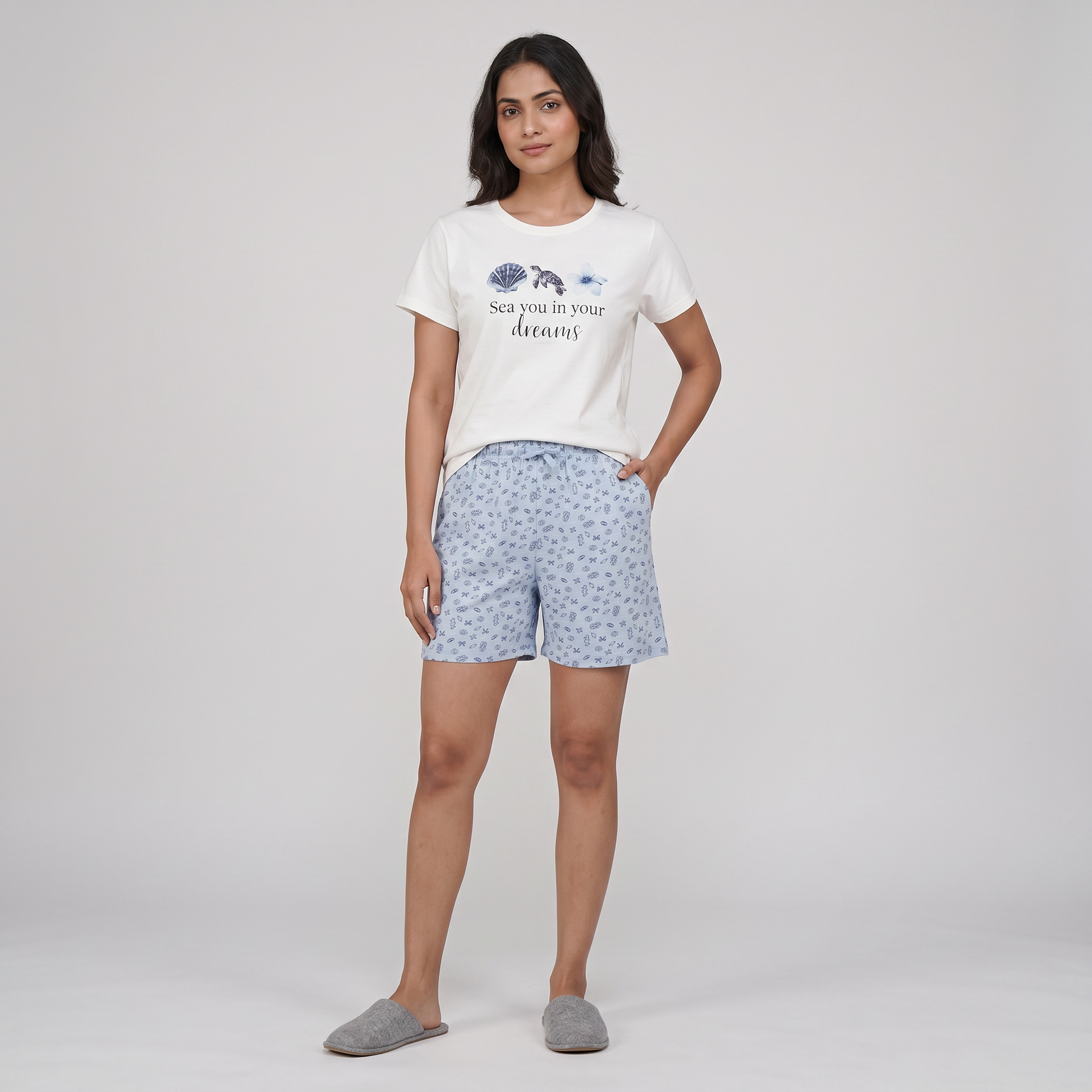 Cotton Printed Lounge T-Shirt