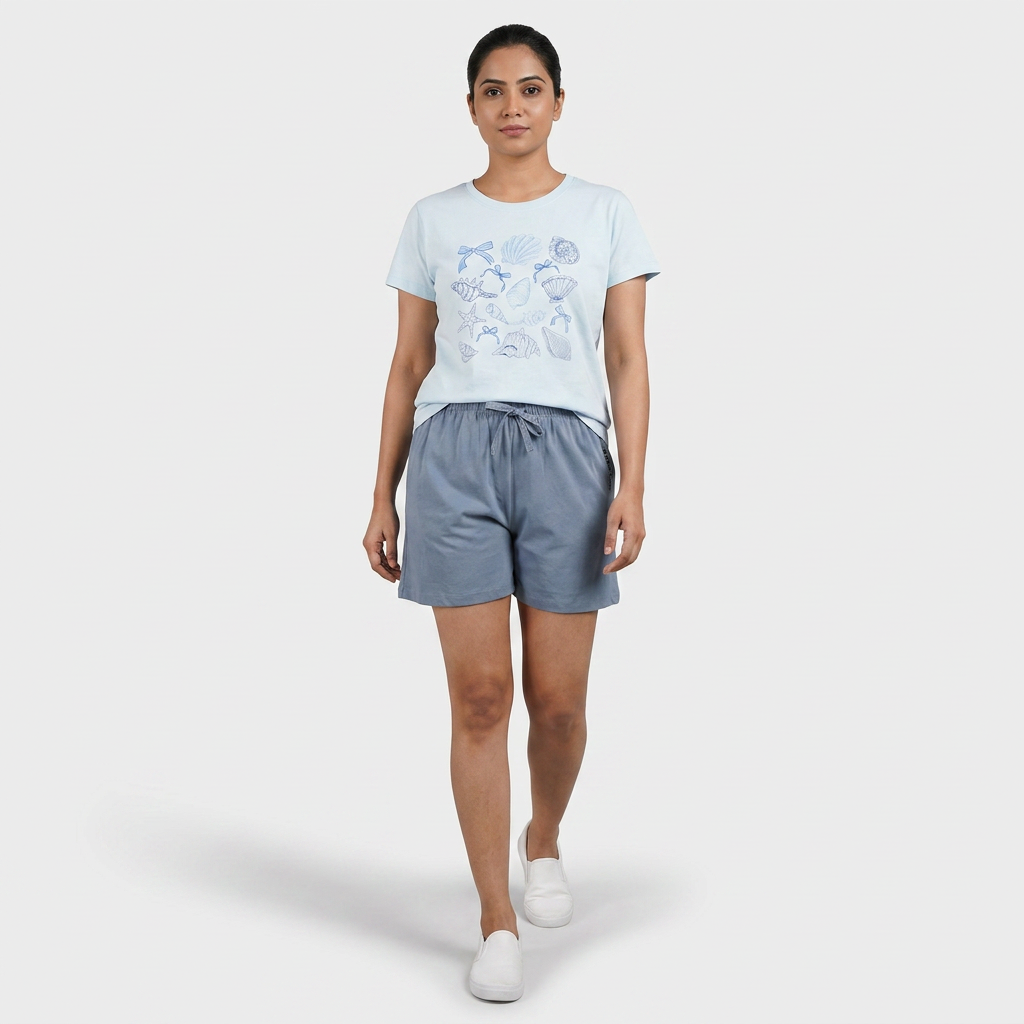 Cotton Printed Lounge T-Shirt
