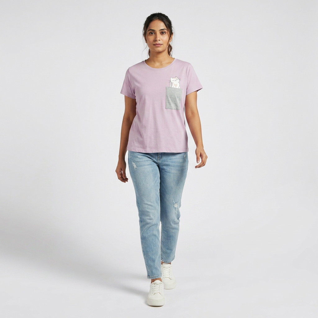 Cotton Printed Lounge T-Shirt