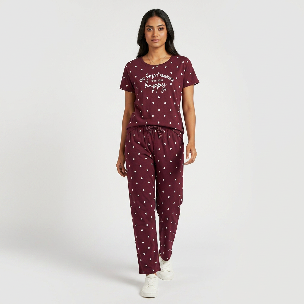Cotton Printed Lounge T-Shirt