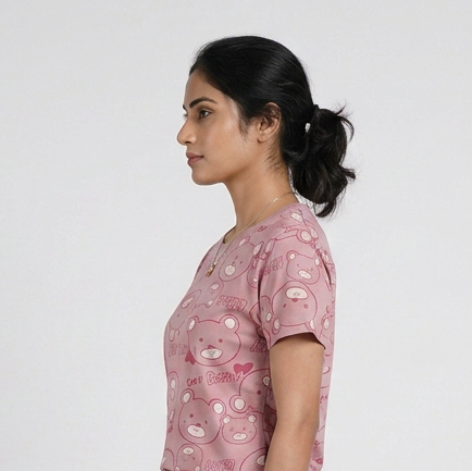 Cotton Printed Lounge T-Shirt