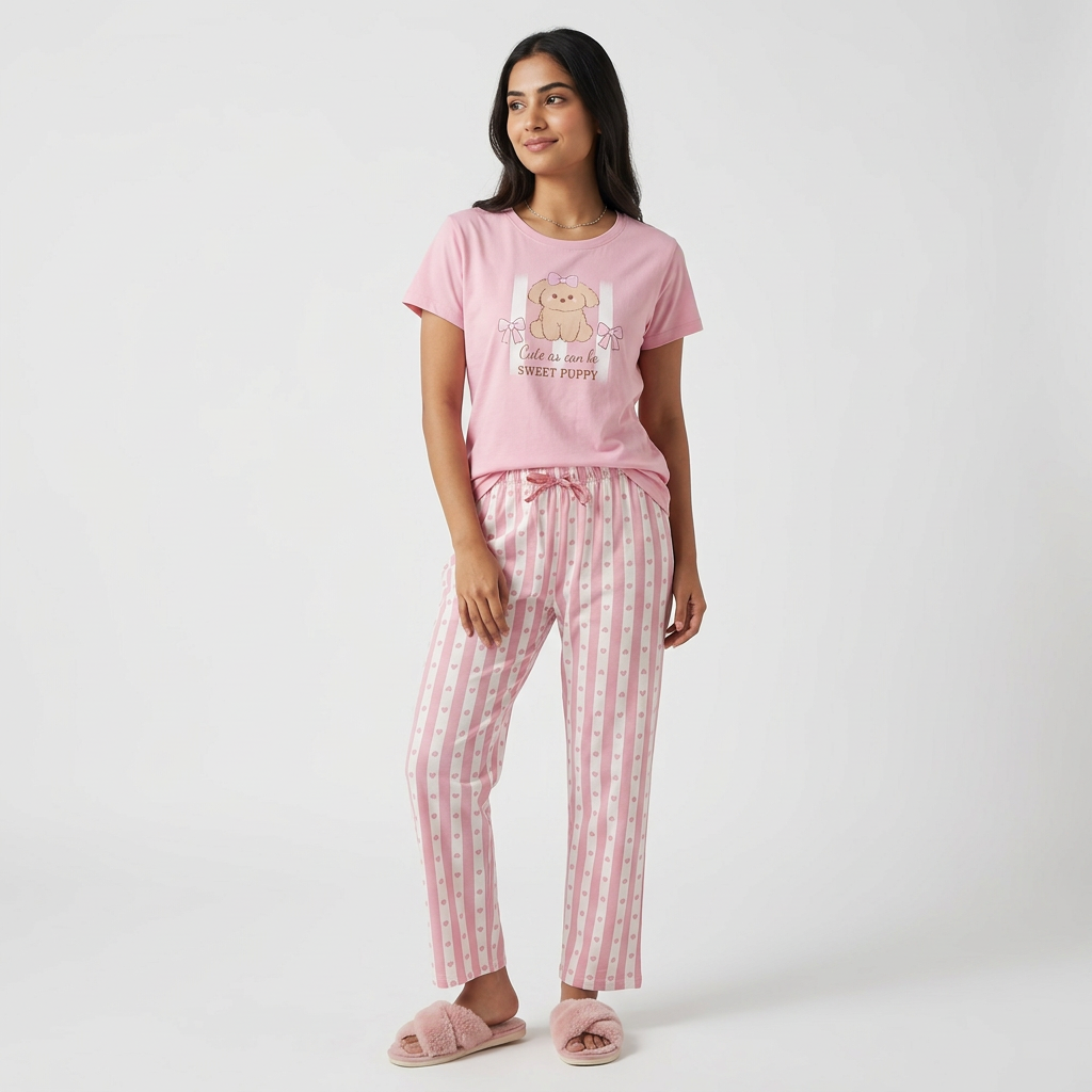 Cotton Printed Lounge T-Shirt