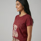 Cotton Printed Lounge T-Shirt