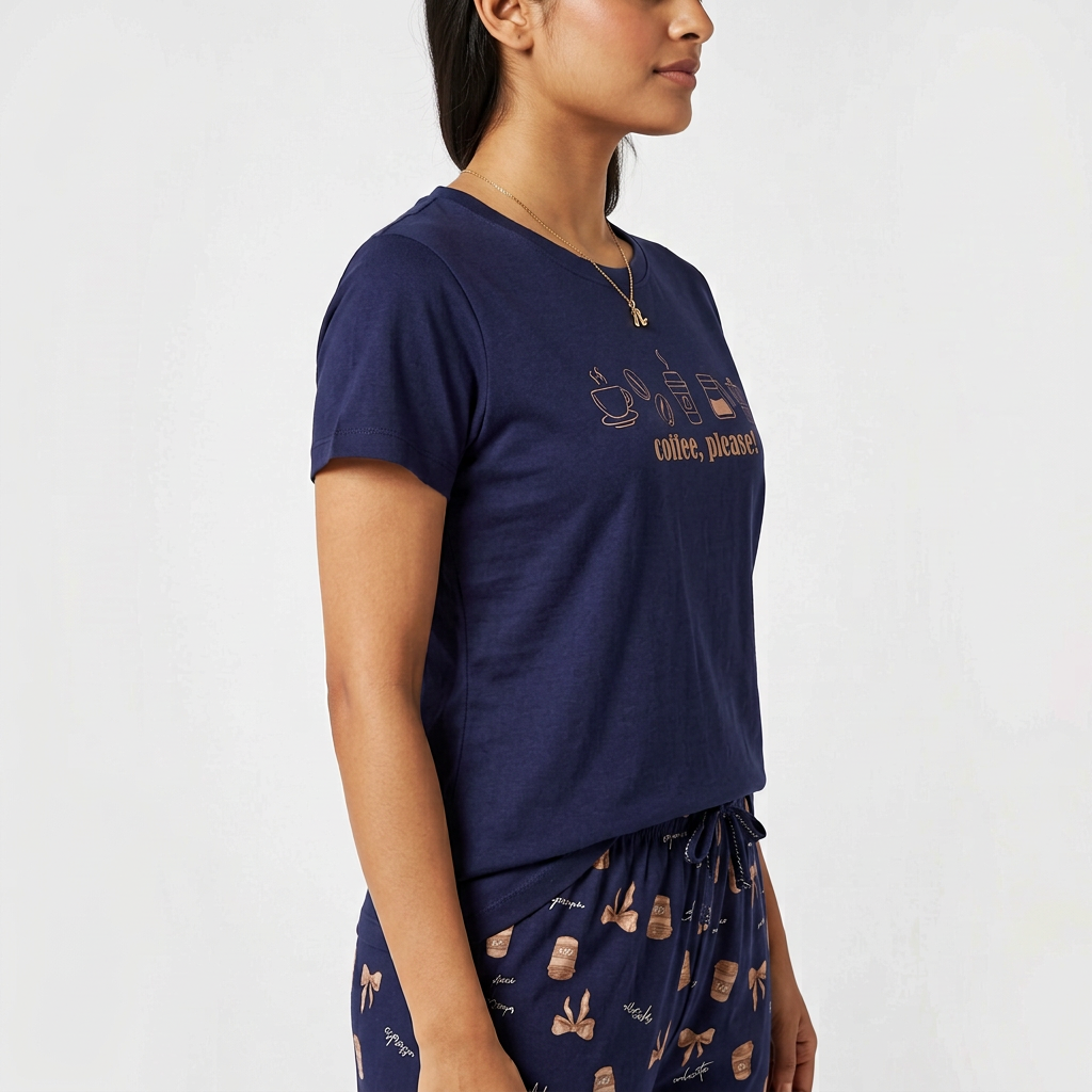Cotton Printed Lounge T-Shirt
