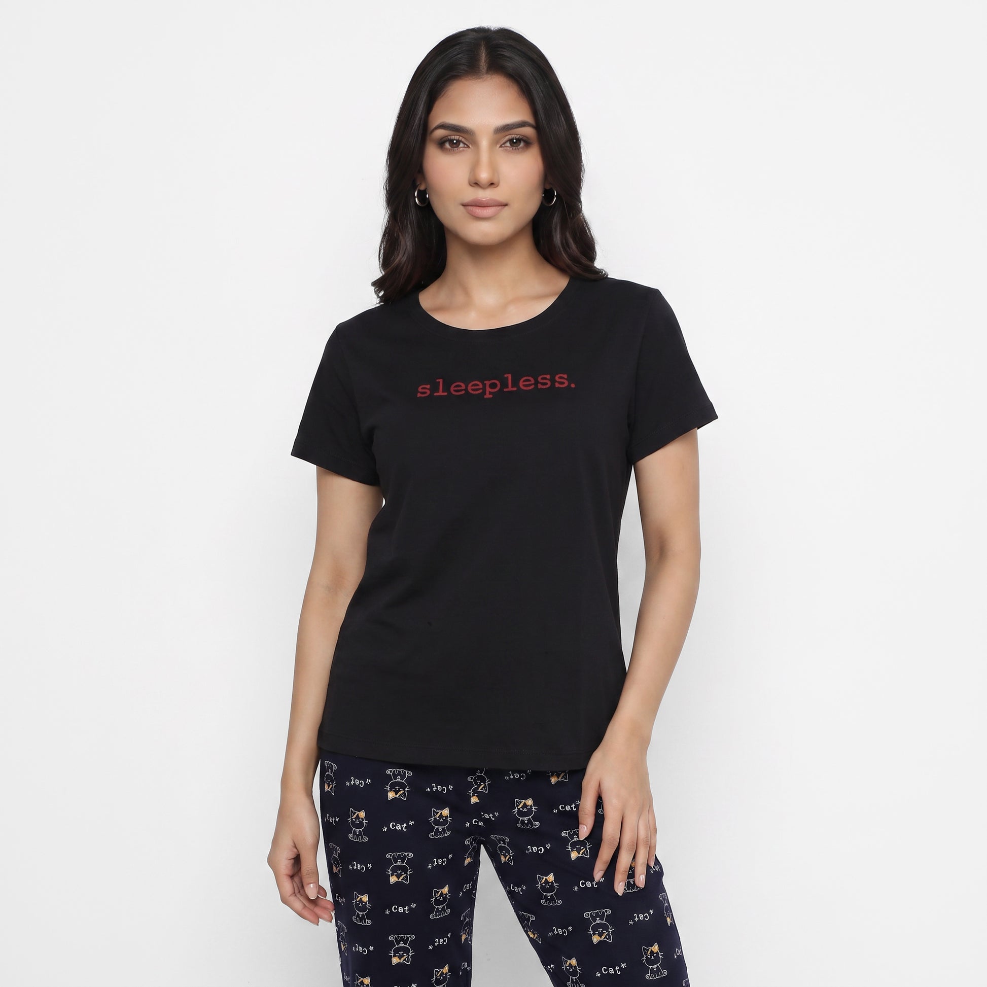Cotton Printed Lounge T-Shirt