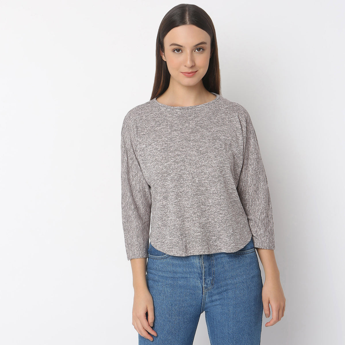 Regular Fit Solid Top