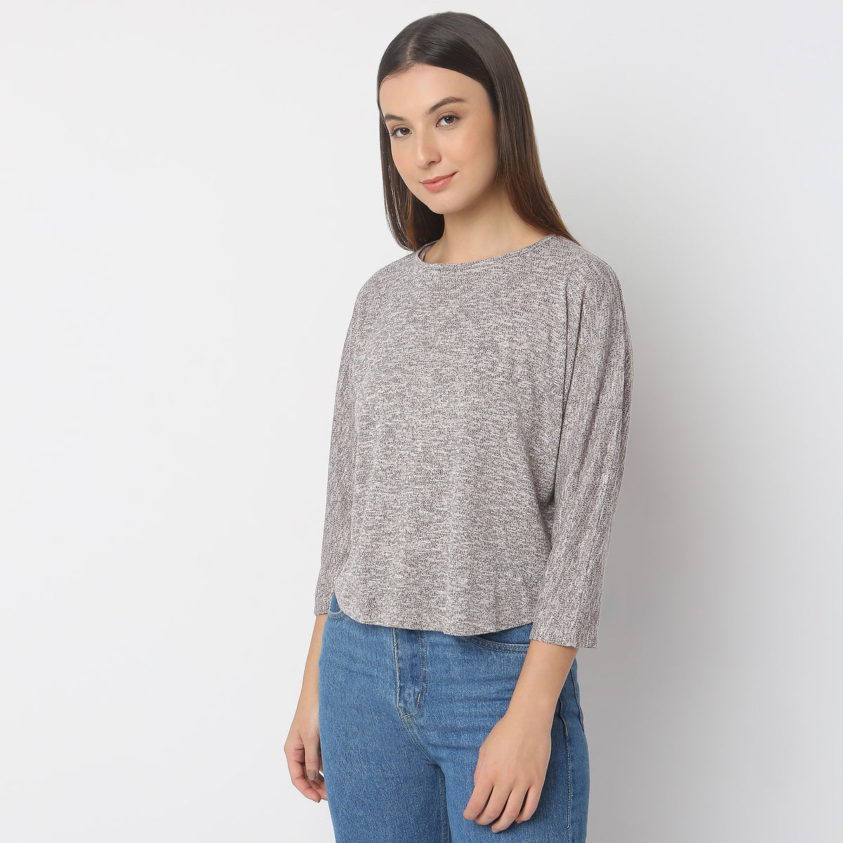 Regular Fit Solid Top