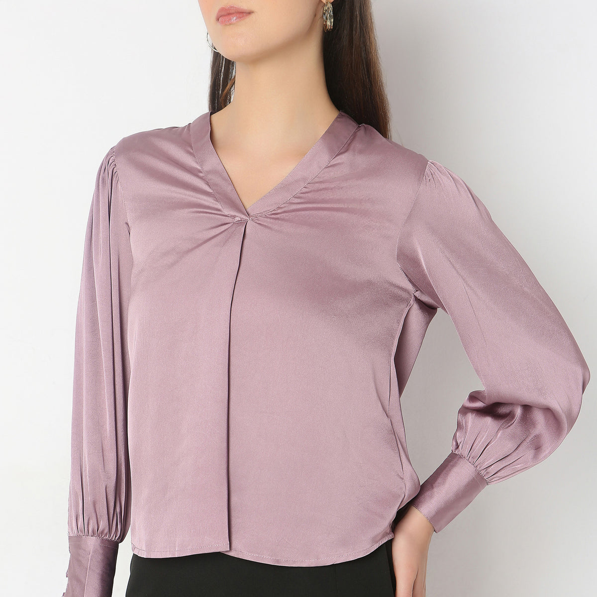 Regular Fit Solid Top