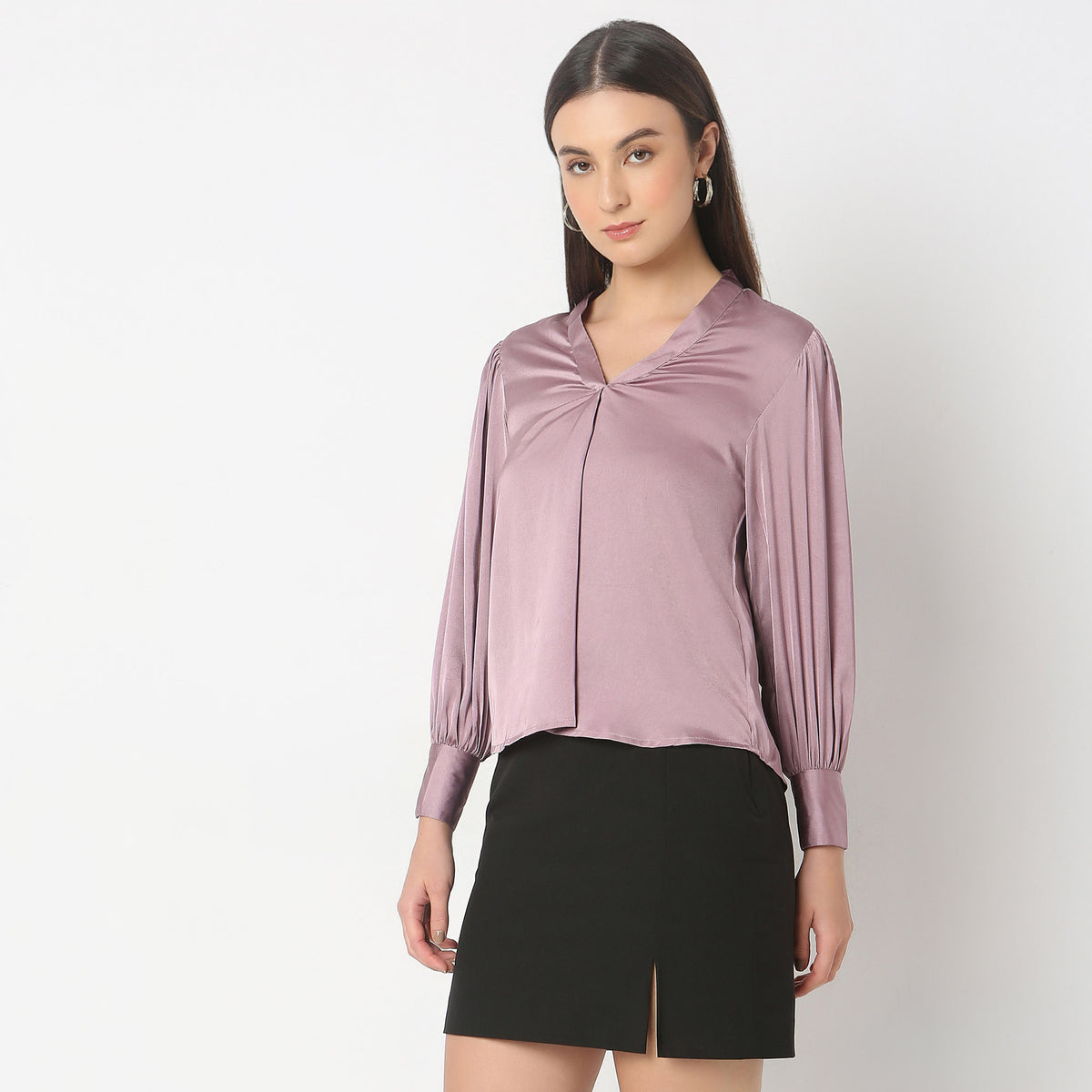 Regular Fit Solid Top