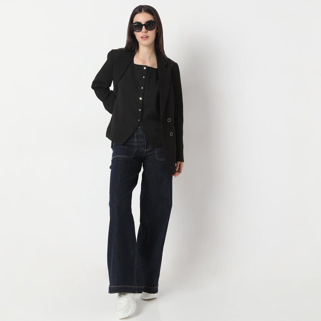 Regular Fit Solid Top