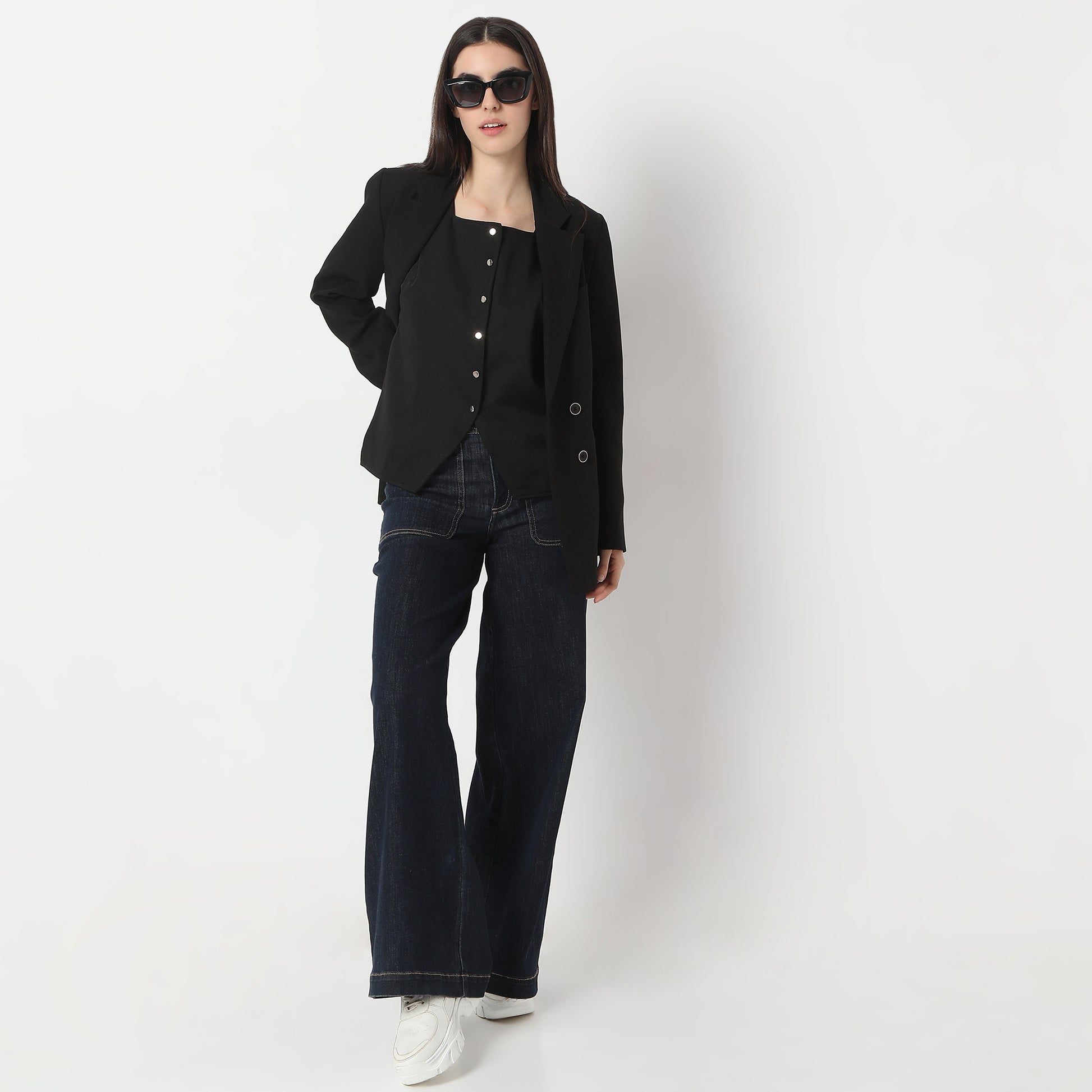 Regular Fit Solid Top