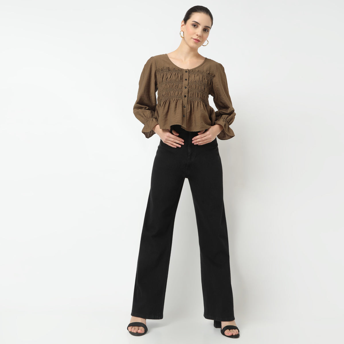 Regular Fit Solid Top
