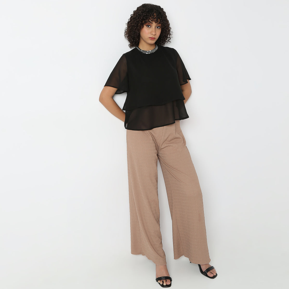 Regular Fit Solid Fusion Top