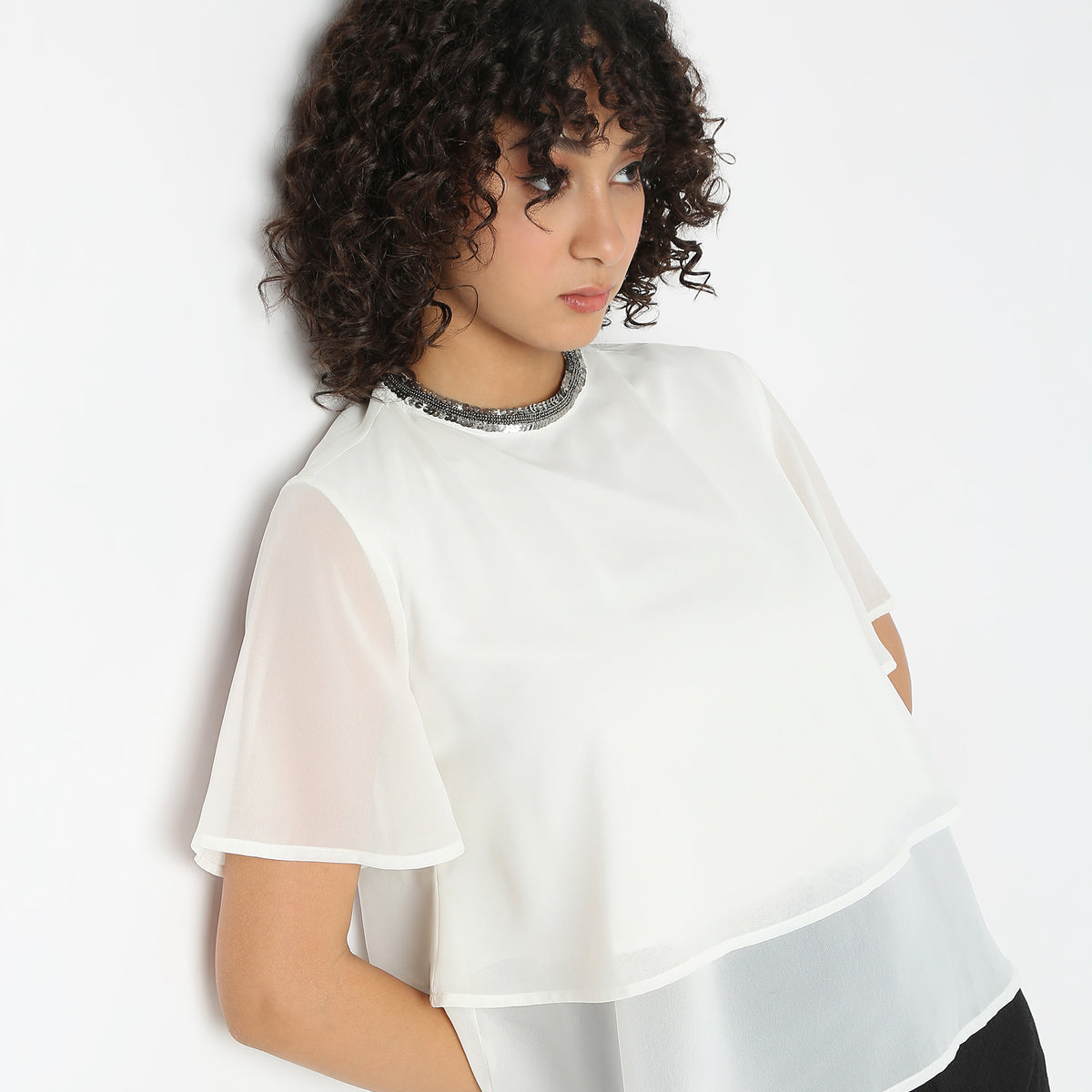 Regular Fit Solid Fusion Top