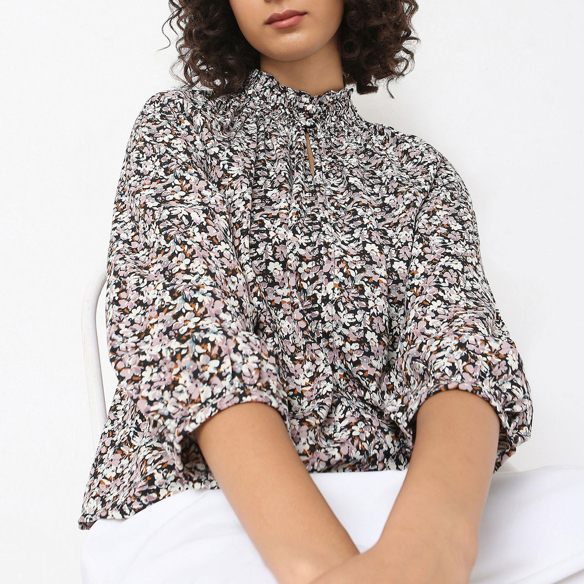 Regular Fit Printed Top