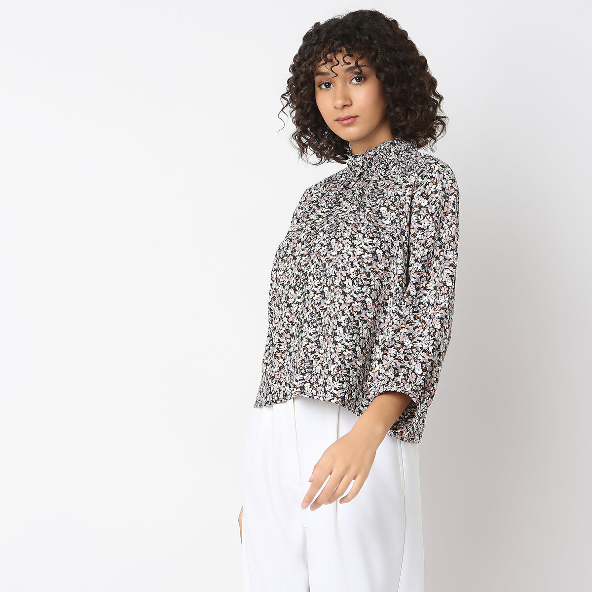 Regular Fit Printed Top