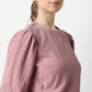Regular Fit Structured Round Neck Top
