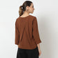 Regular Fit Solid V-Neck Top