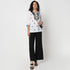 Round Neck Embroidered Top