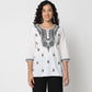 Round Neck Embroidered Top