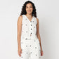 Embroidered Sleeveless Top