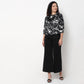 Abstract Printed Full Sleeve Top