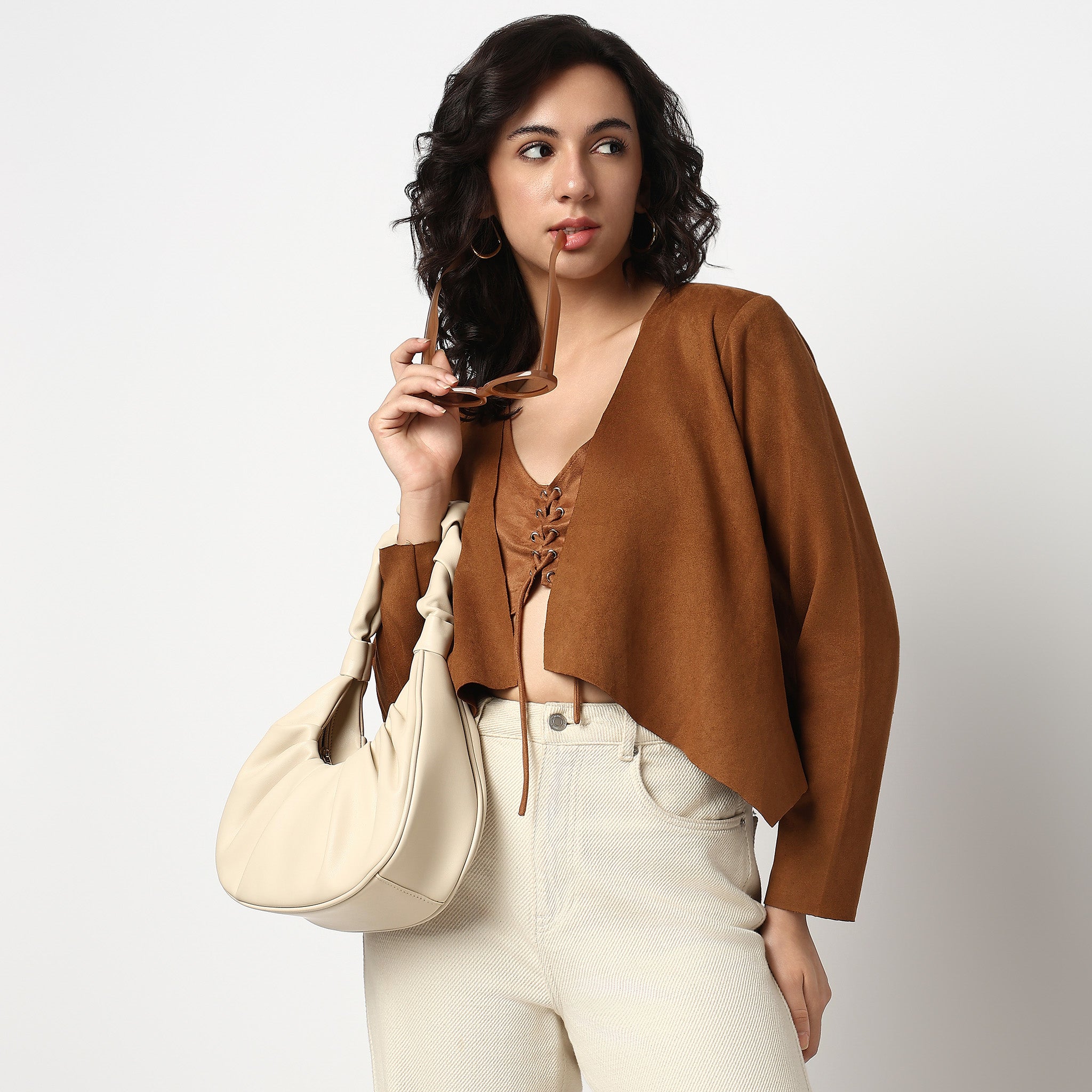 Buy Women Regular Fit Solid Full Sleeve Top  - Style Union