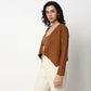 Buy Women Regular Fit Solid Full Sleeve Top  - Style Union