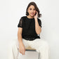 Short Sleeve Round Neck Top