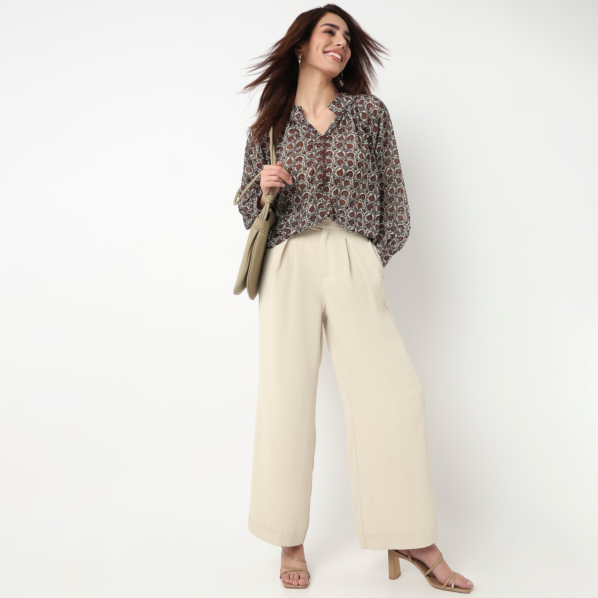 Printed Full Sleeve Top