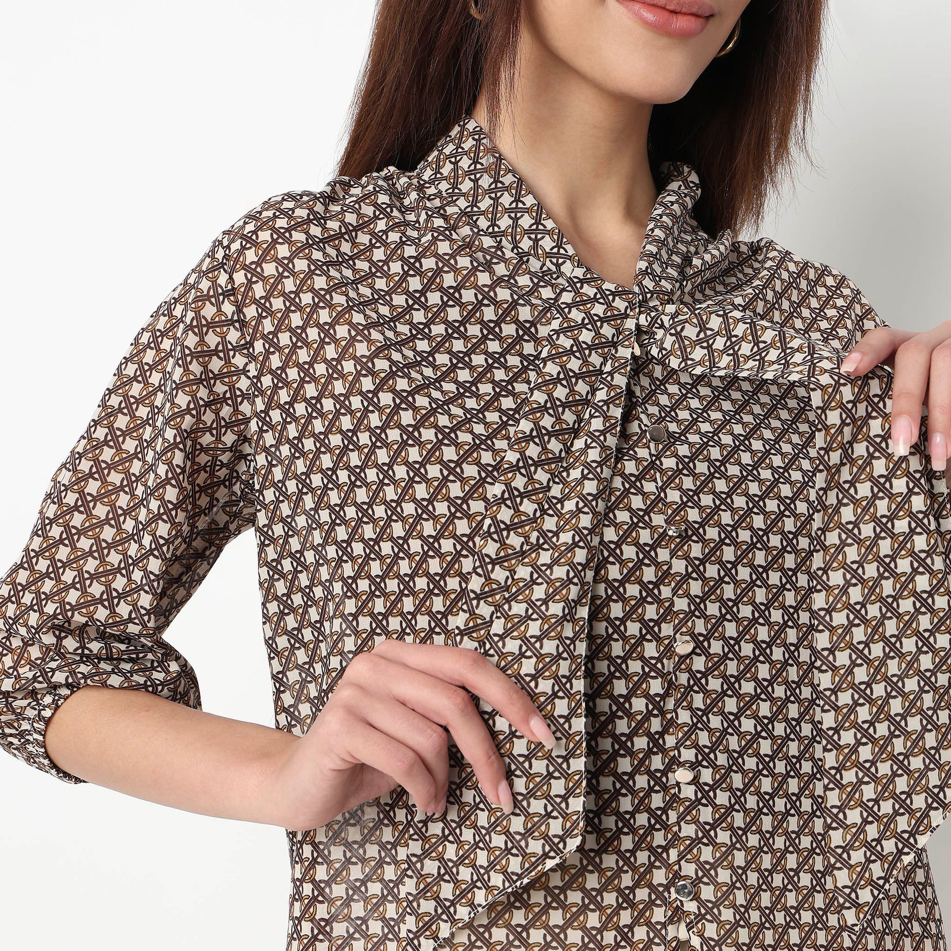 Printed Full Sleeve Top