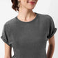 Structured Round Neck Top