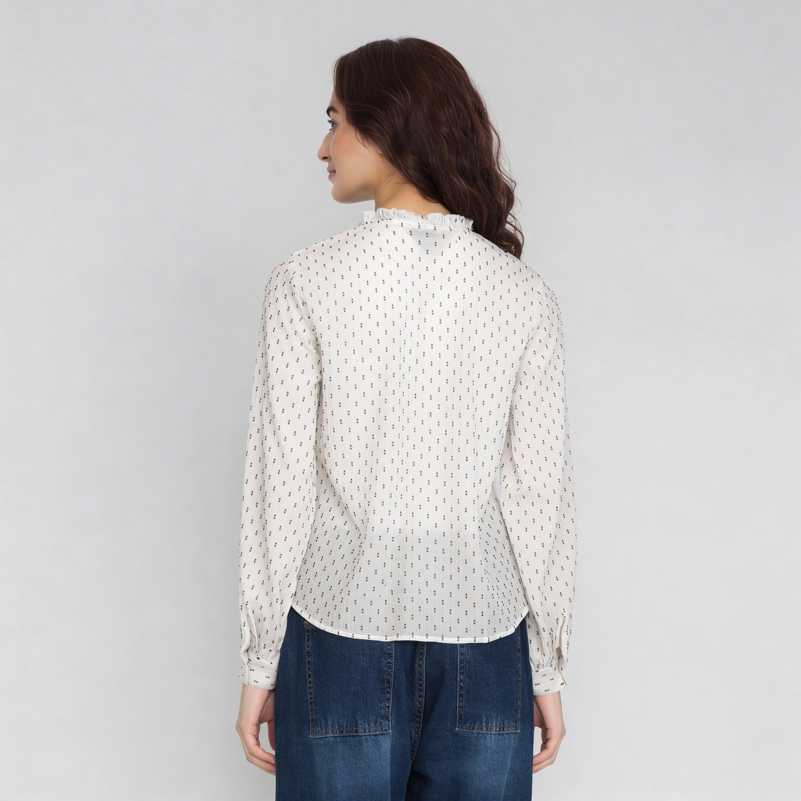 Embroidered Woven Top