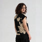 Printed Round Neck Top